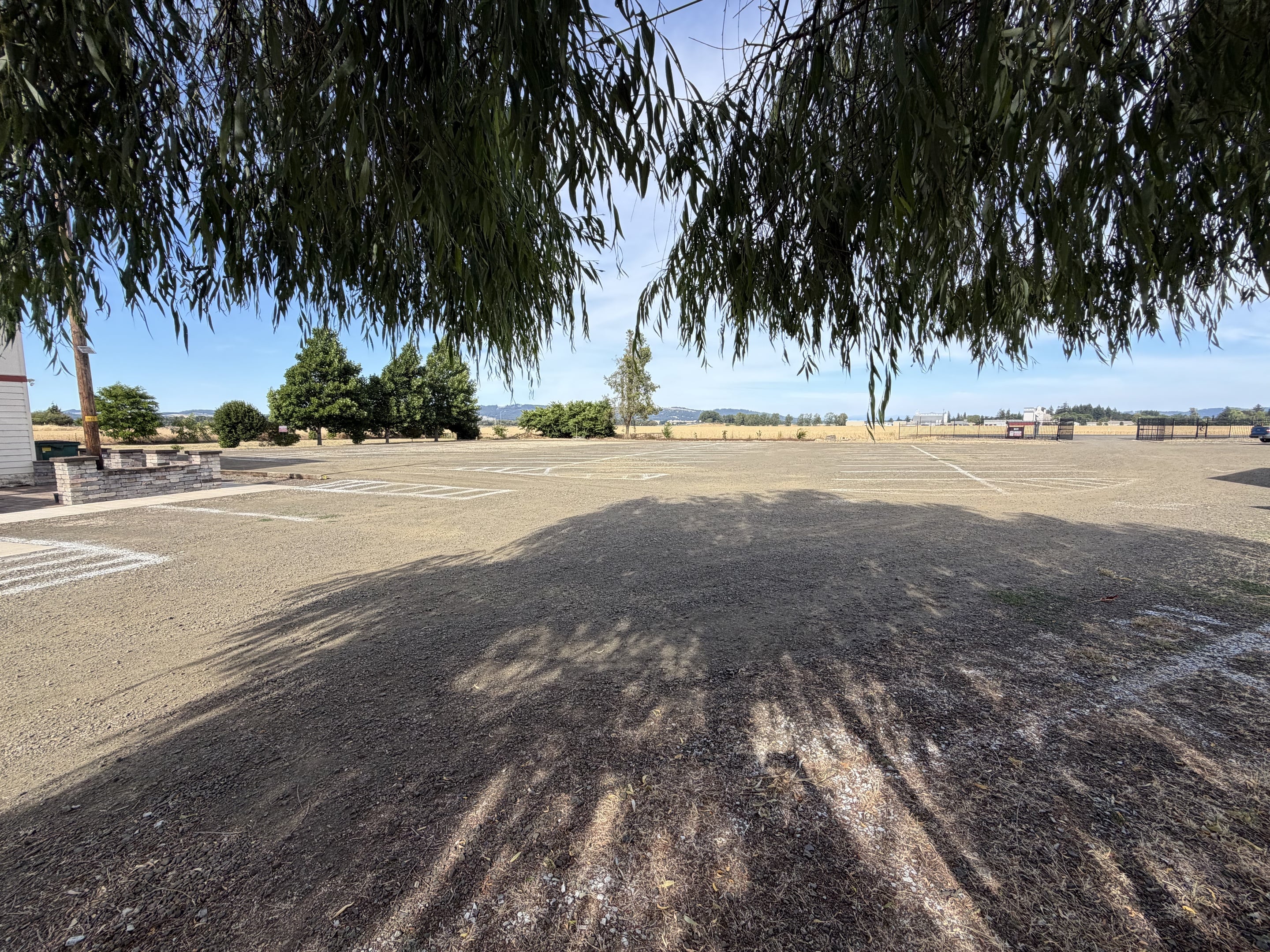 Large parking with easy access